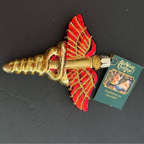 Medical Symbol Glass Christmas Ornament - Picture 5 of 7